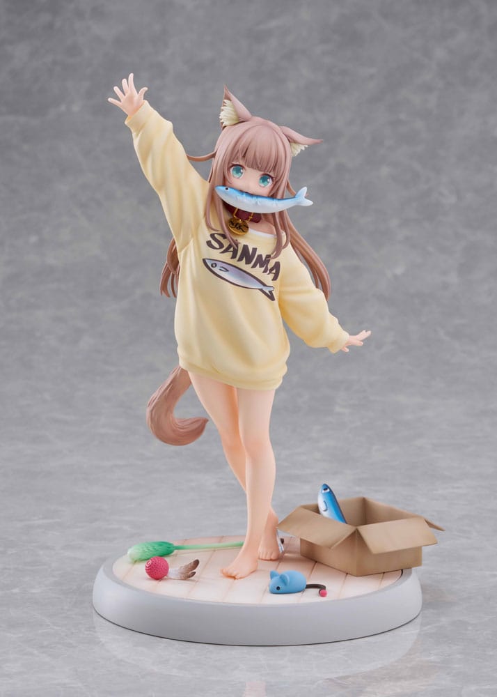 My Cat Is a Kawaii Girl Estatua 1/6 Kinako Play With Ver. AmiAmi  Limited Edition 21 cm