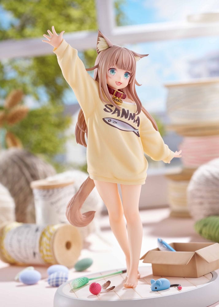 My Cat Is a Kawaii Girl Estatua 1/6 Kinako Play With Ver. AmiAmi  Limited Edition 21 cm
