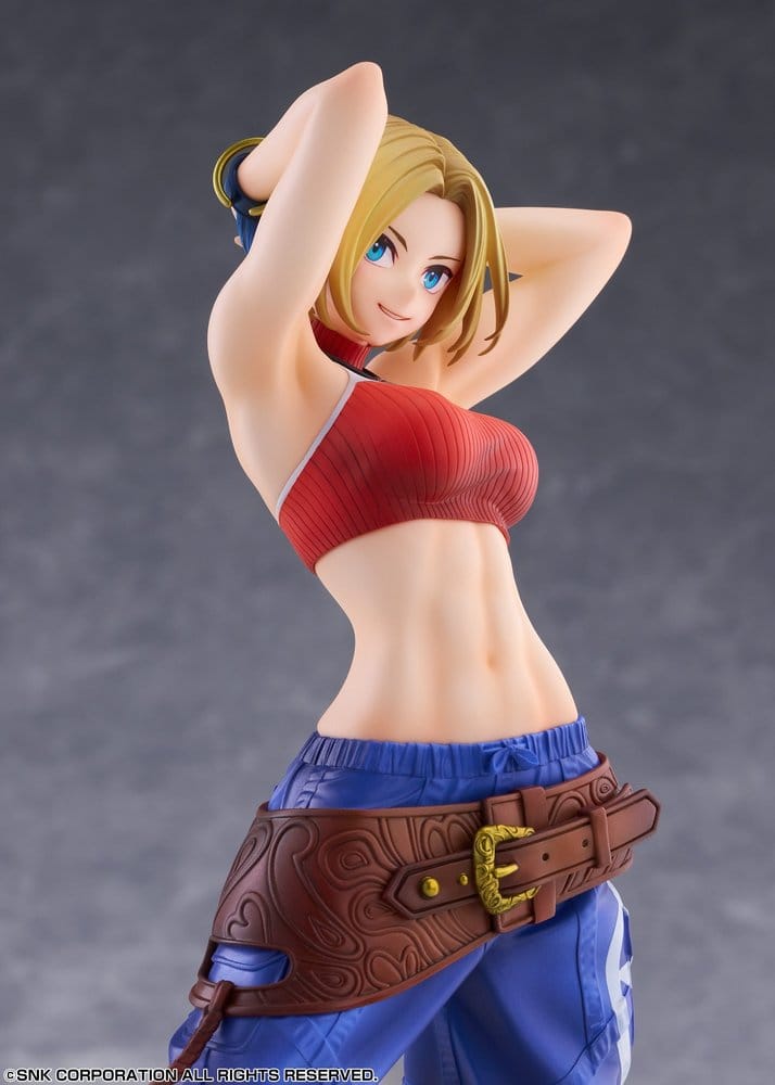 Fighting Girls Collection The King of Fighters XV Figura PVC 1/7 Blue Mary AmiAmi Limited Edition 26 cm