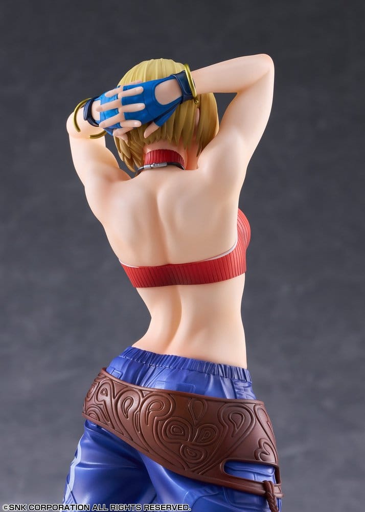 Fighting Girls Collection The King of Fighters XV Figura PVC 1/7 Blue Mary AmiAmi Limited Edition 26 cm