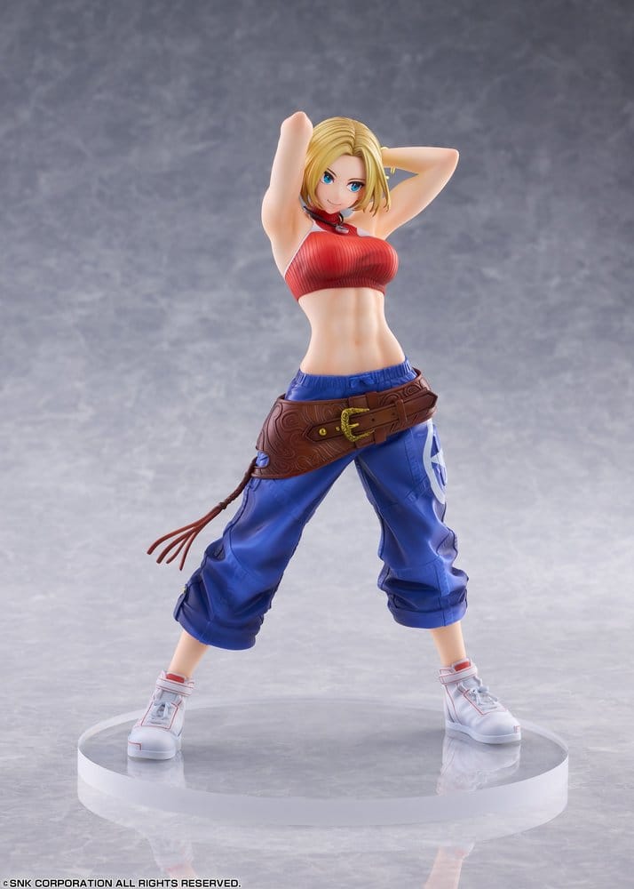 Fighting Girls Collection The King of Fighters XV Figura PVC 1/7 Blue Mary AmiAmi Limited Edition 26 cm