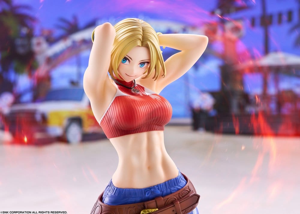 Fighting Girls Collection The King of Fighters XV Figura PVC 1/7 Blue Mary AmiAmi Limited Edition 26 cm