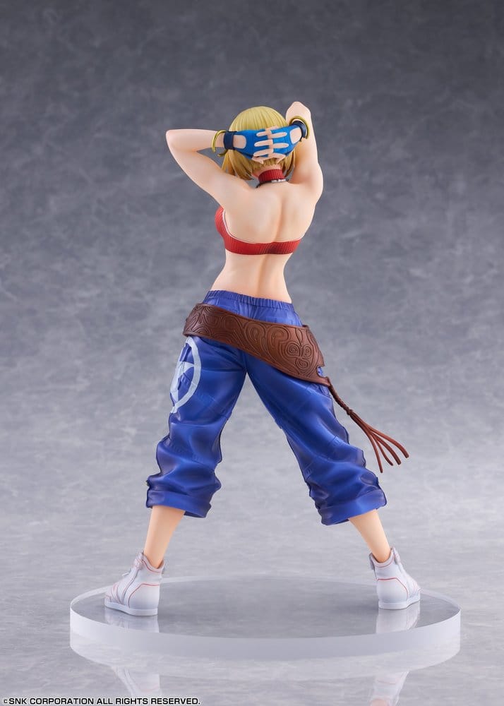Fighting Girls Collection The King of Fighters XV Figura PVC 1/7 Blue Mary AmiAmi Limited Edition 26 cm