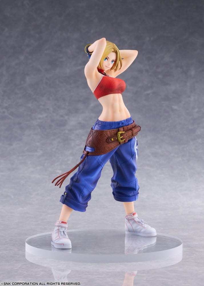 Fighting Girls Collection The King of Fighters XV Figura PVC 1/7 Blue Mary AmiAmi Limited Edition 26 cm