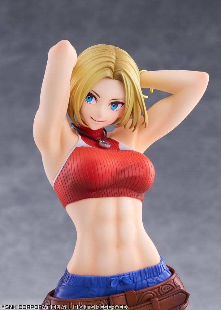 Fighting Girls Collection The King of Fighters XV Figura PVC 1/7 Blue Mary AmiAmi Limited Edition 26 cm