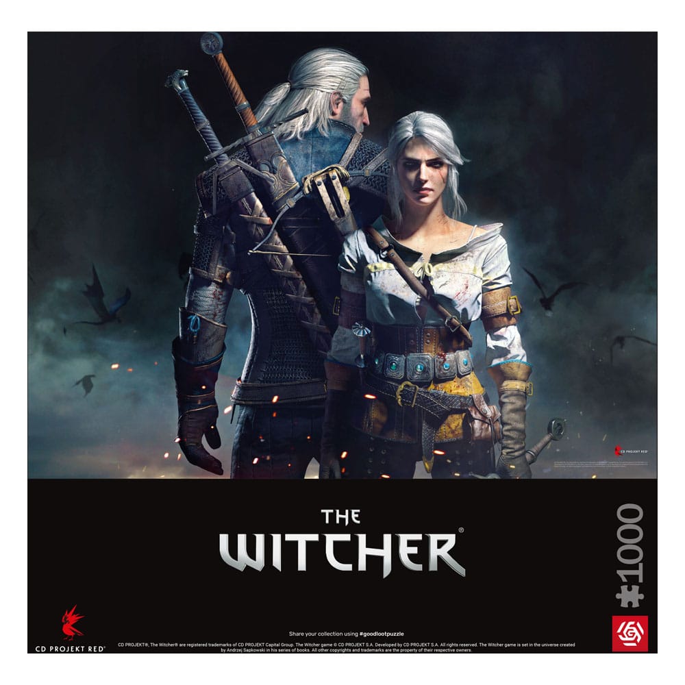 The Witcher Puzzle Gaming Geralt & Ciri (1000 piezas)