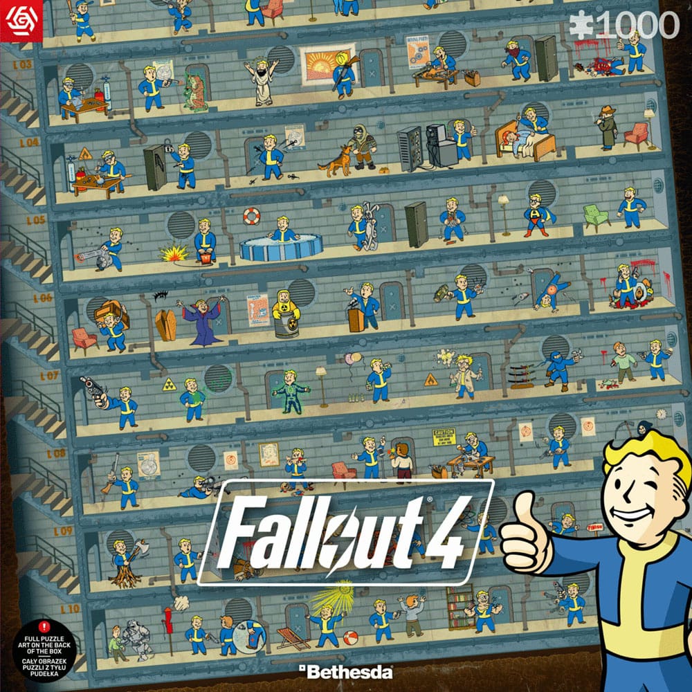 Fallout 4 Puzzle Perk Poster (1000 piezas)