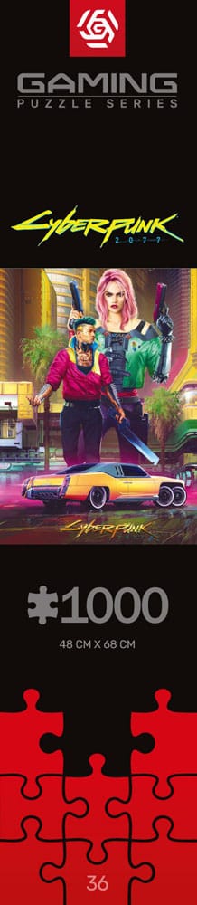 Cyberpunk 2077 Puzzle Kitsch Style (1000 piezas)