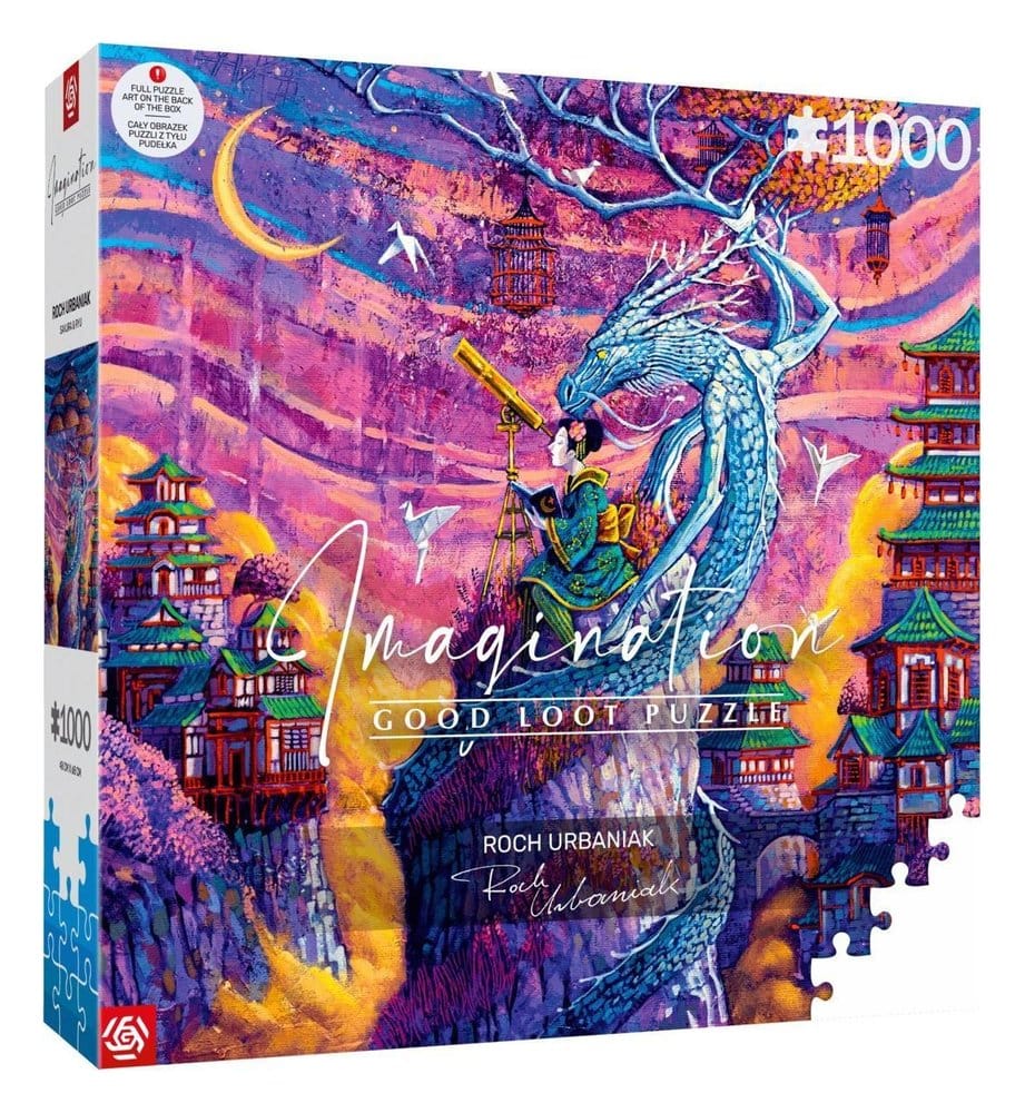 Puzzle Imagination Series Roch Urbaniak Sakura i Ryu (1000 piezas) Frikytopia