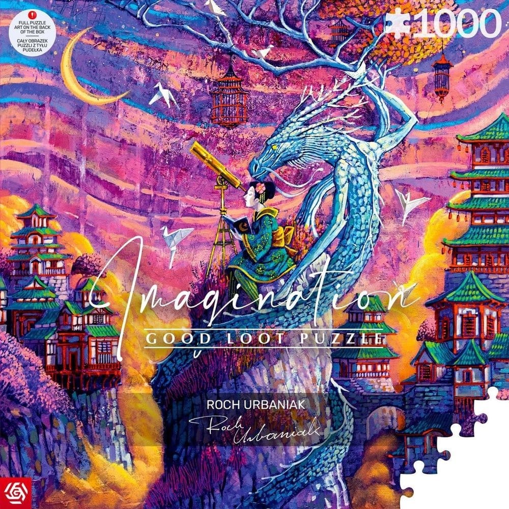 Puzzle Imagination Series Roch Urbaniak Sakura i Ryu (1000 piezas)