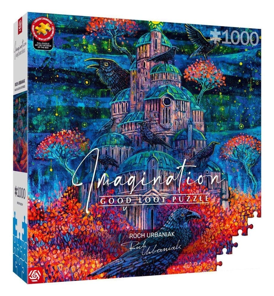 Puzzle Imagination Series Roch Urbaniak Twierdza Pani Kruków (1000 piezas)