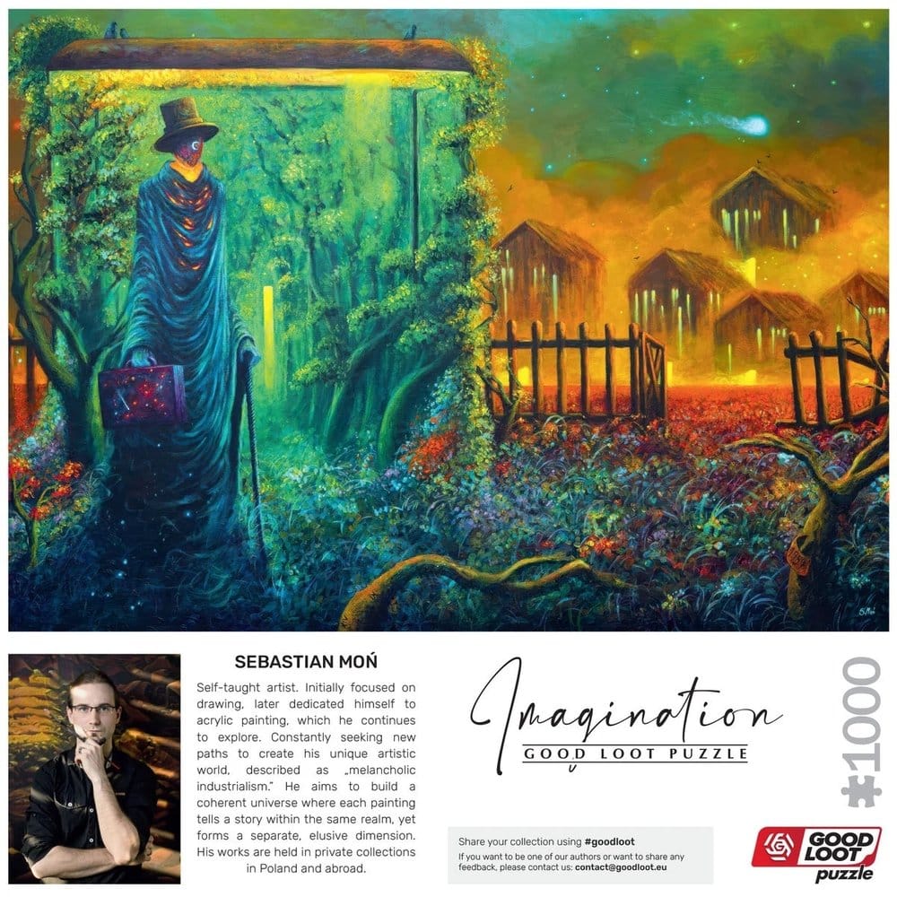 Imagination Series Puzzle Sebastian Mon Stationary Traveller II (1000 piezas)