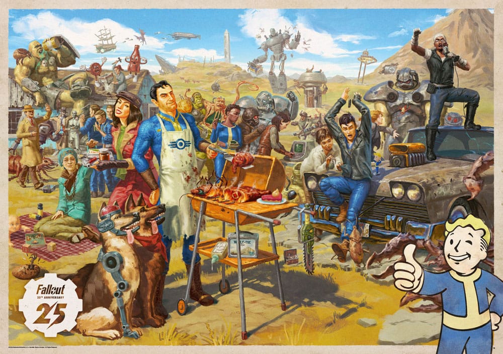 Fallout Caja de regalo Fallout Vault Loot Collection (Puzzle, calcetines, figurita y llavero)