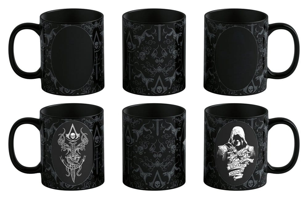 Assassin's Creed Black Flag Resynced Taza sensitiva al calor Edward Kenway 480 ml