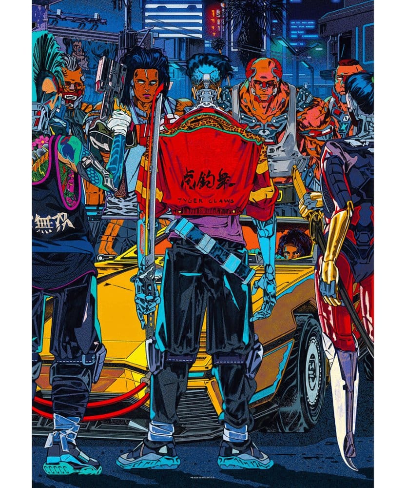 Cyberpunk 2077 Puzzle Kickdown (1000 piezas)