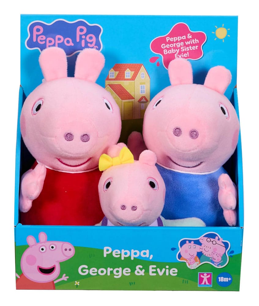 Peppa Pig Peluche 3er Pack Frikytopia