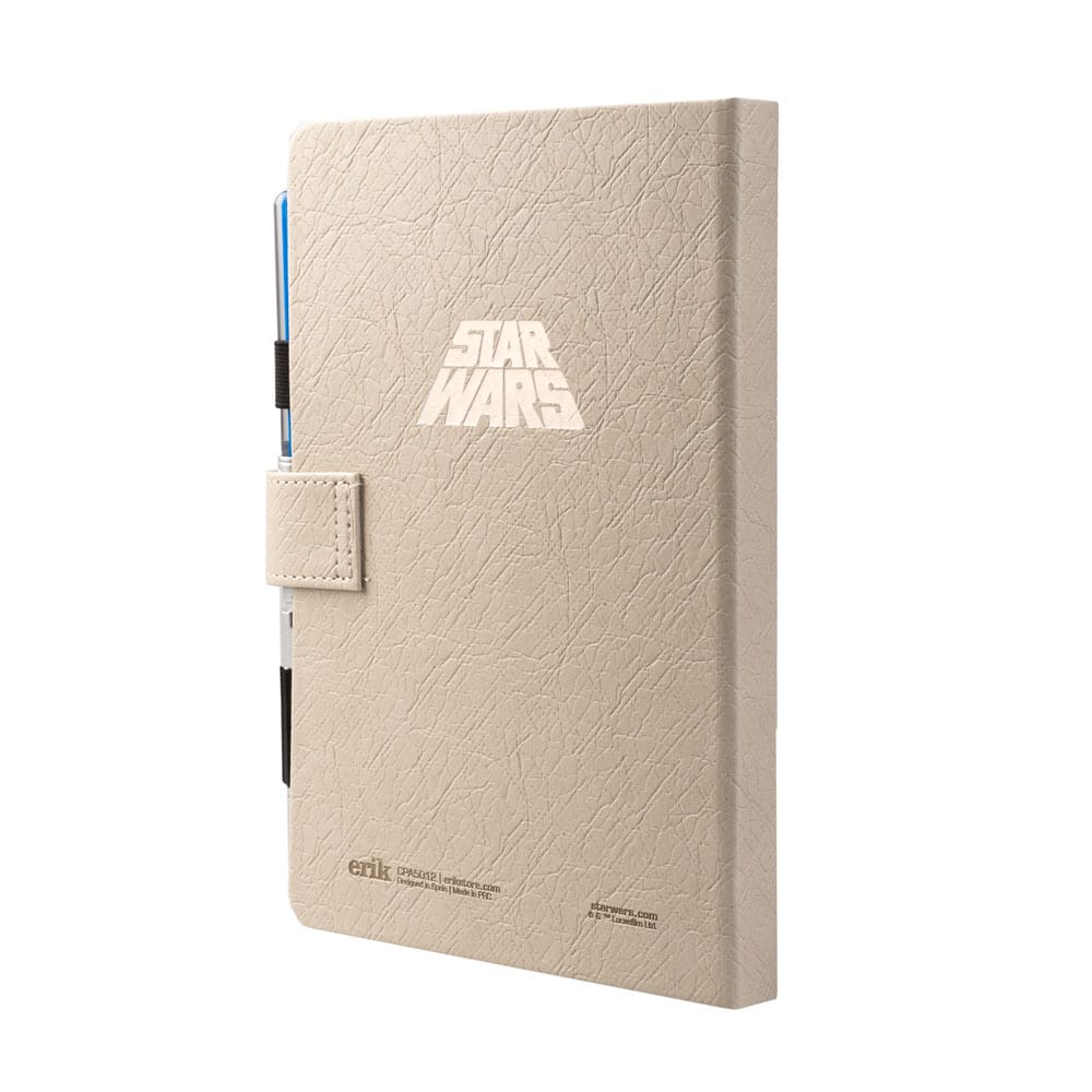 Cuaderno A5 premium + boligrafo sable de luz Luke Skywalker Star Wars