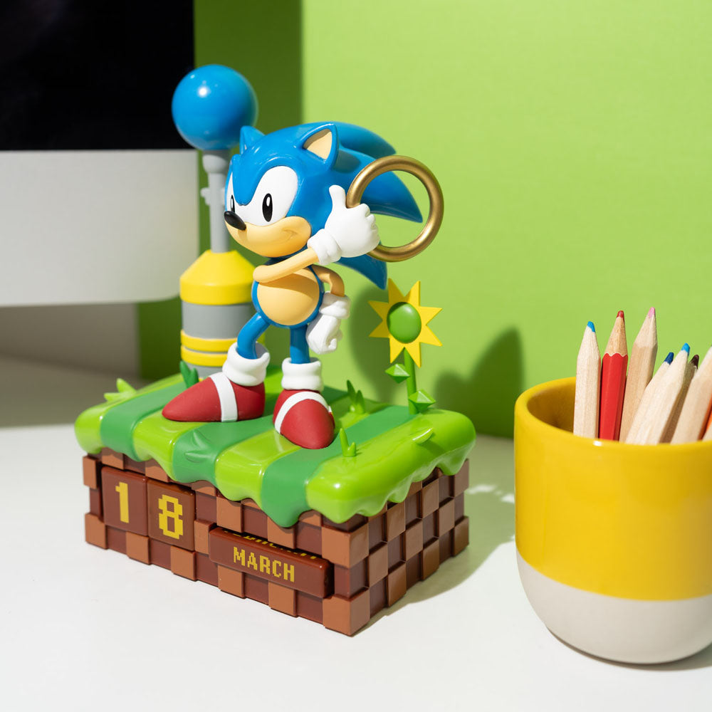 Calendario Perpetuo 3D Sonic the Hedgehog