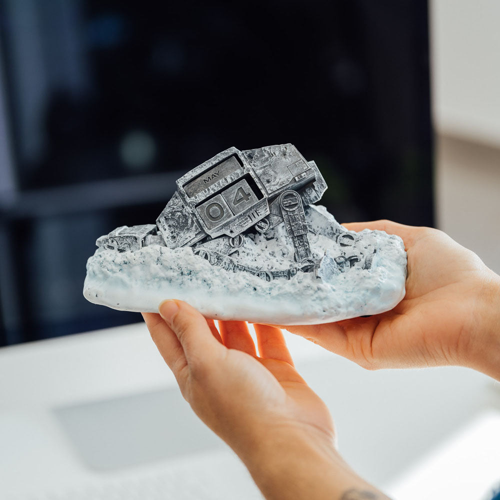 Calendario Perpetuo 3D AT-AT Derribado Star Wars