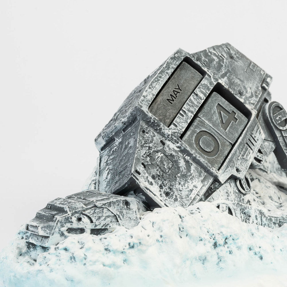 Calendario Perpetuo 3D AT-AT Derribado Star Wars