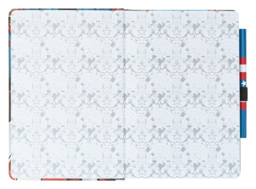 Marvel Capitán América Cuaderno Premium con Bolígrafo Uniform A5