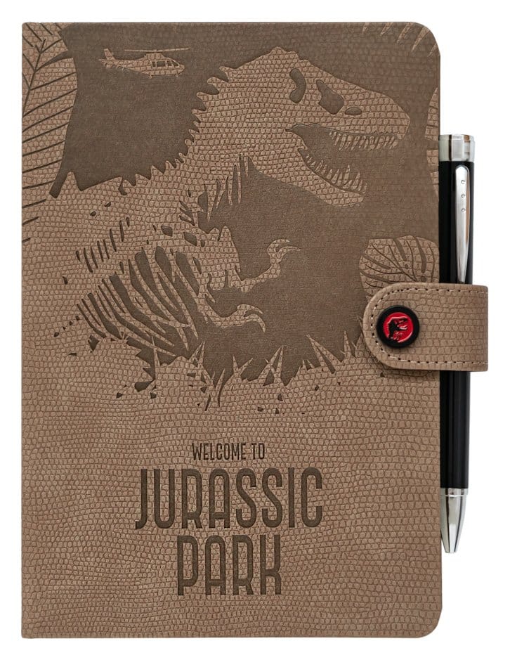 Jurassic Park Cuaderno Premium con Bolígrafo Proyector A5 Frikytopia