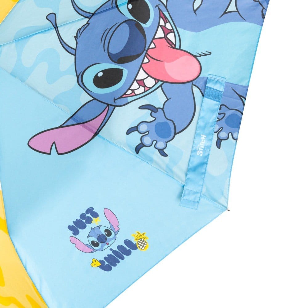 Paraguas plegable automatico Stitch Disney