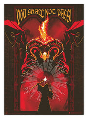 El Señor de los Anillos Póster Luminiscente Balrog 50 x 70 cm