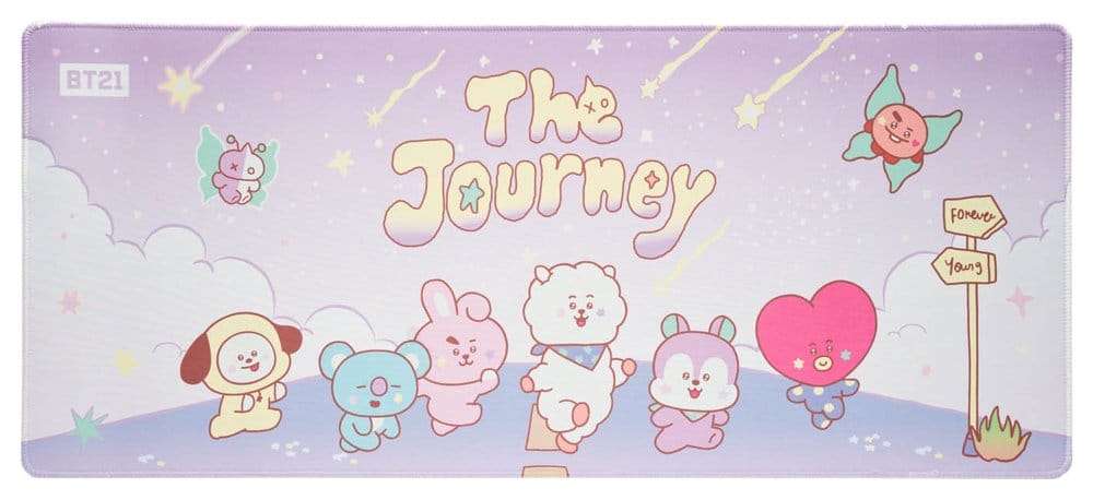BT21 Alfombrilla de Ratón XL The Journey 80 x 35 cm Frikytopia