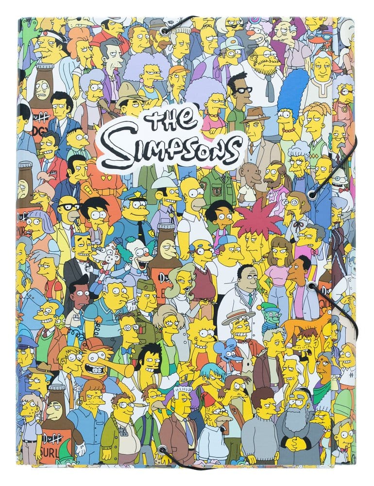 Los Simpson Carpeta con elásticos 34 x 26 cm Frikytopia