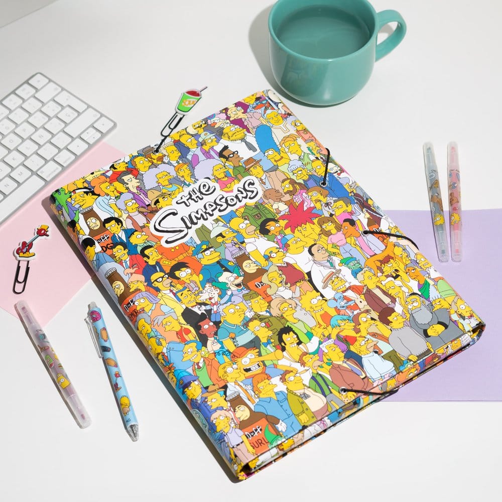 Los Simpson Carpeta con elásticos 34 x 26 cm