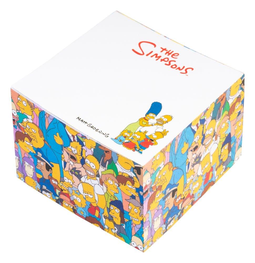 Los Simpson Bloc de Notas 8 x 8 cm Frikytopia
