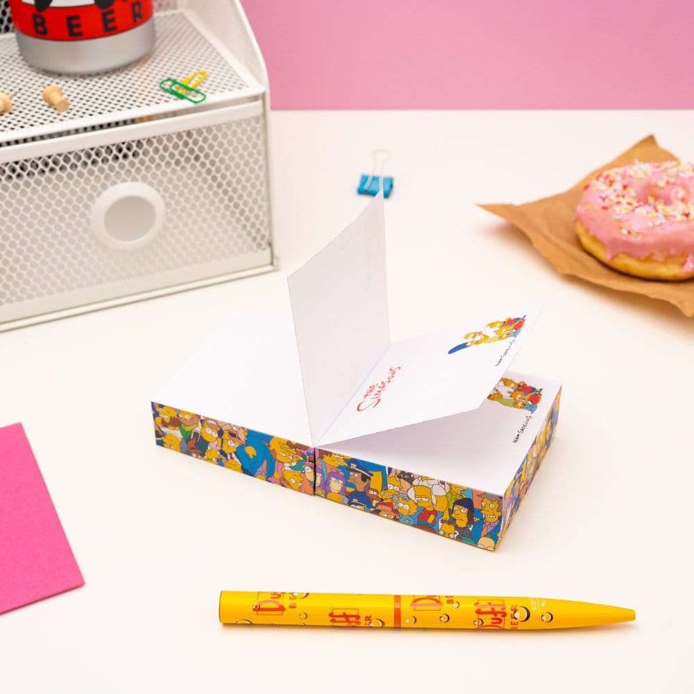 Los Simpson Bloc de Notas 8 x 8 cm