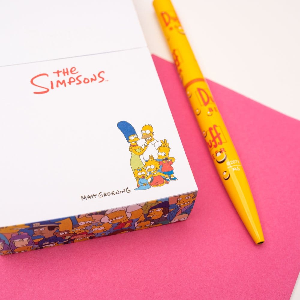 Los Simpson Bloc de Notas 8 x 8 cm