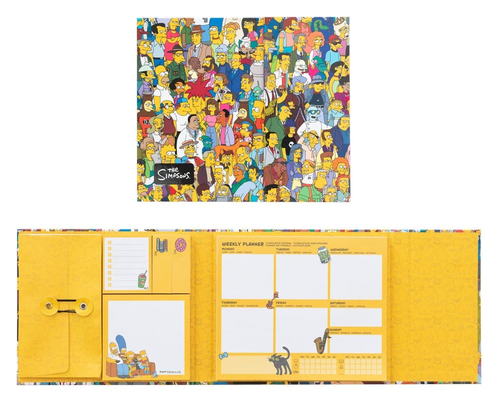 Los Simpson Planificador Semanal con Notas Adhesivas 19 x 17 cm Frikytopia