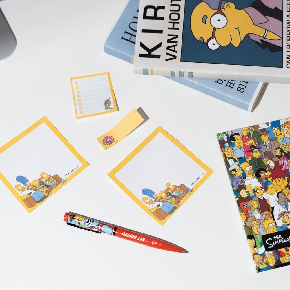 Los Simpson Planificador Semanal con Notas Adhesivas 19 x 17 cm
