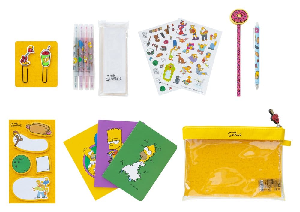 Set papeleria Los Simpsons