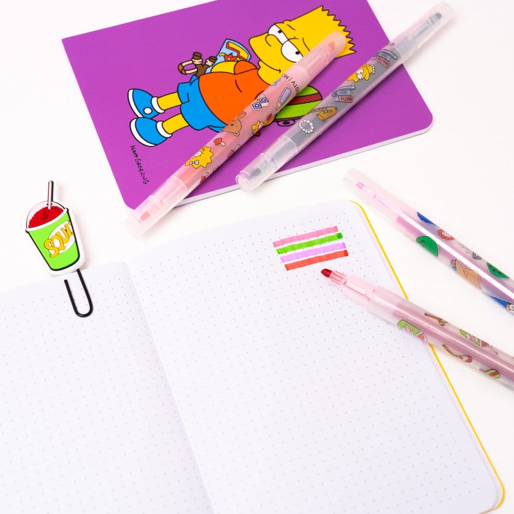 Set papeleria Los Simpsons