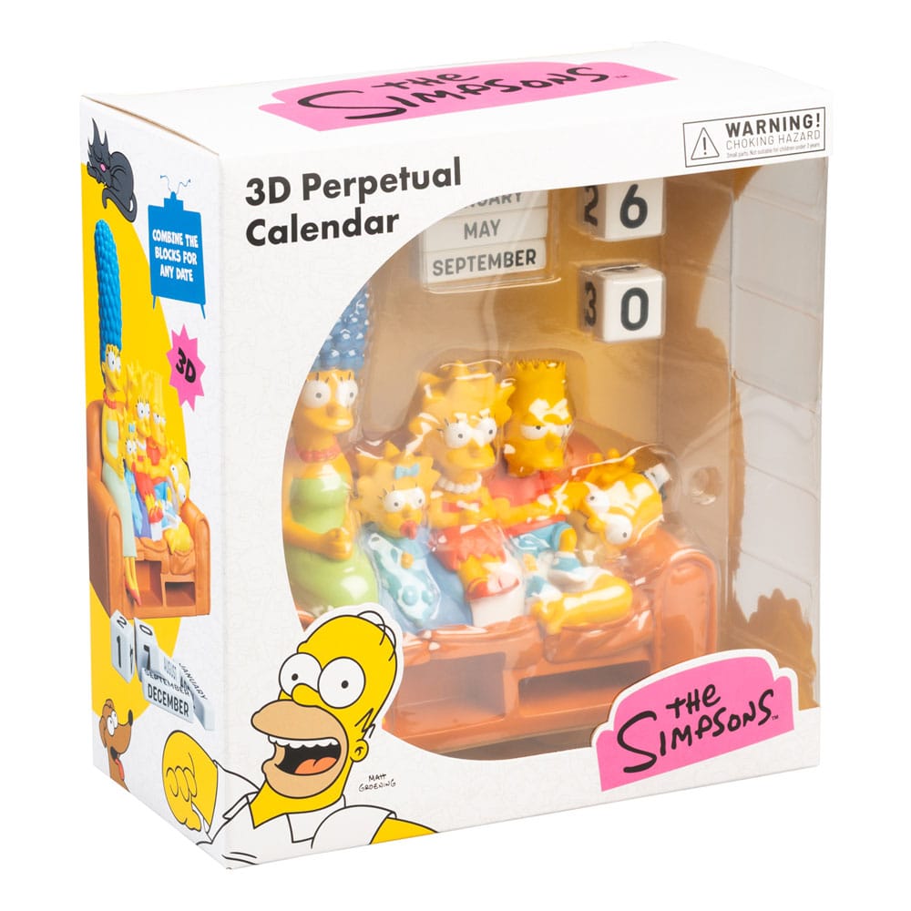 Calendario Perpetuo 3D Los Simpsons