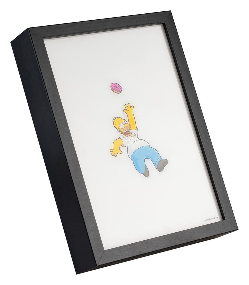 Los Simpson Póster LED Enmarcado 20 x 28 cm