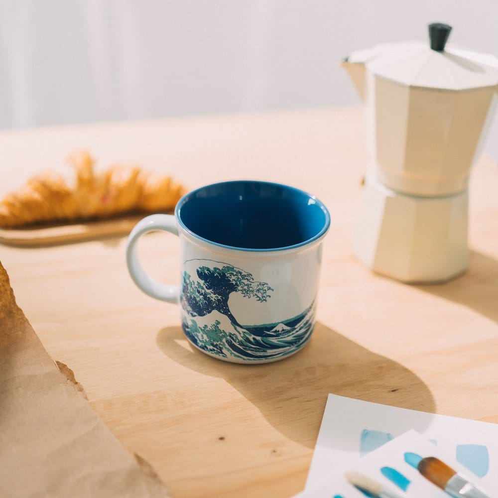 Taza La Gran Ola de Kanagawa Hokusai 350ml