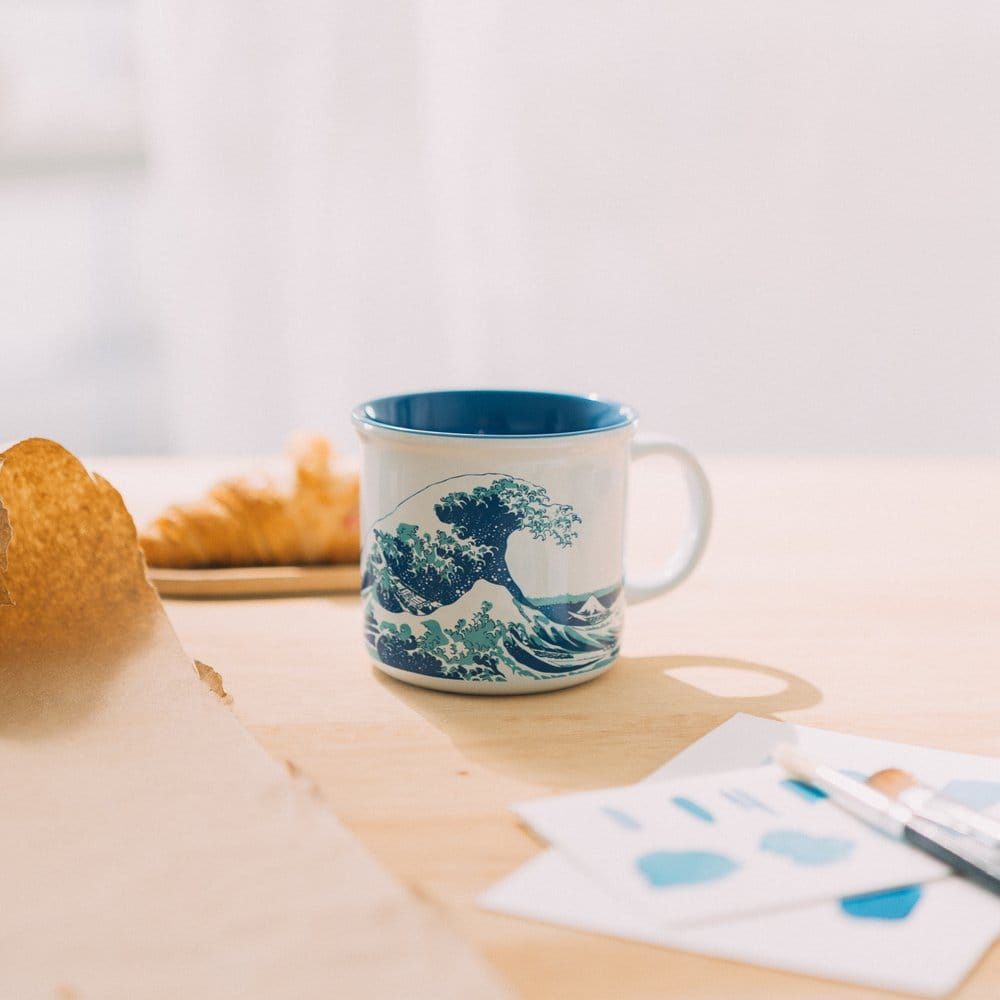 Taza La Gran Ola de Kanagawa Hokusai 350ml