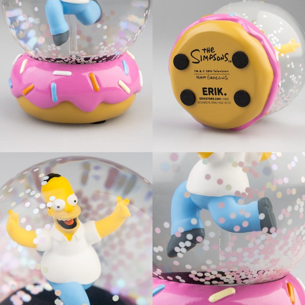 Los Simpson Bola de Nieve Homer Simpson Donut 10 cm