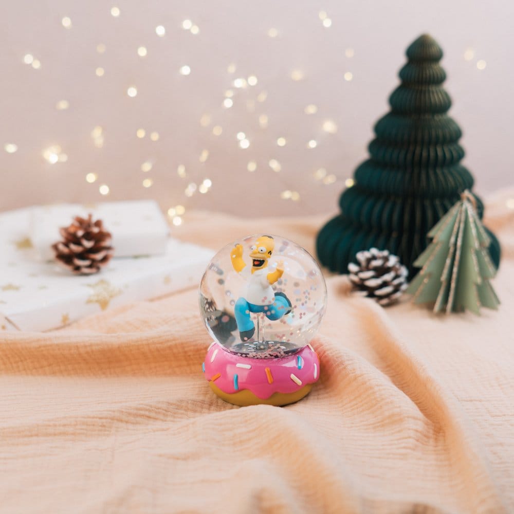 Los Simpson Bola de Nieve Homer Simpson Donut 10 cm