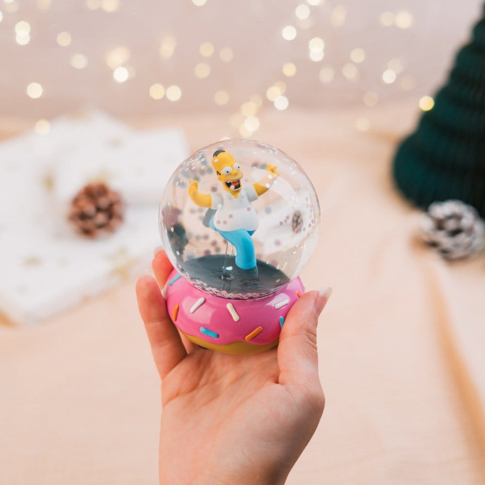 Los Simpson Bola de Nieve Homer Simpson Donut 10 cm