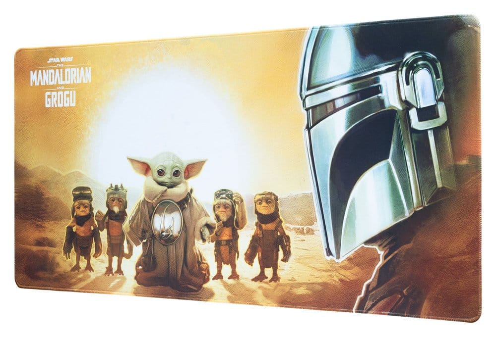 Star Wars: The Mandalorian y Grogu Alfombrilla de Ratón XL 80 x 35 cm Frikytopia
