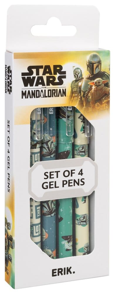 Star Wars: The Mandalorian Bolígrafos Borrables Set (4)