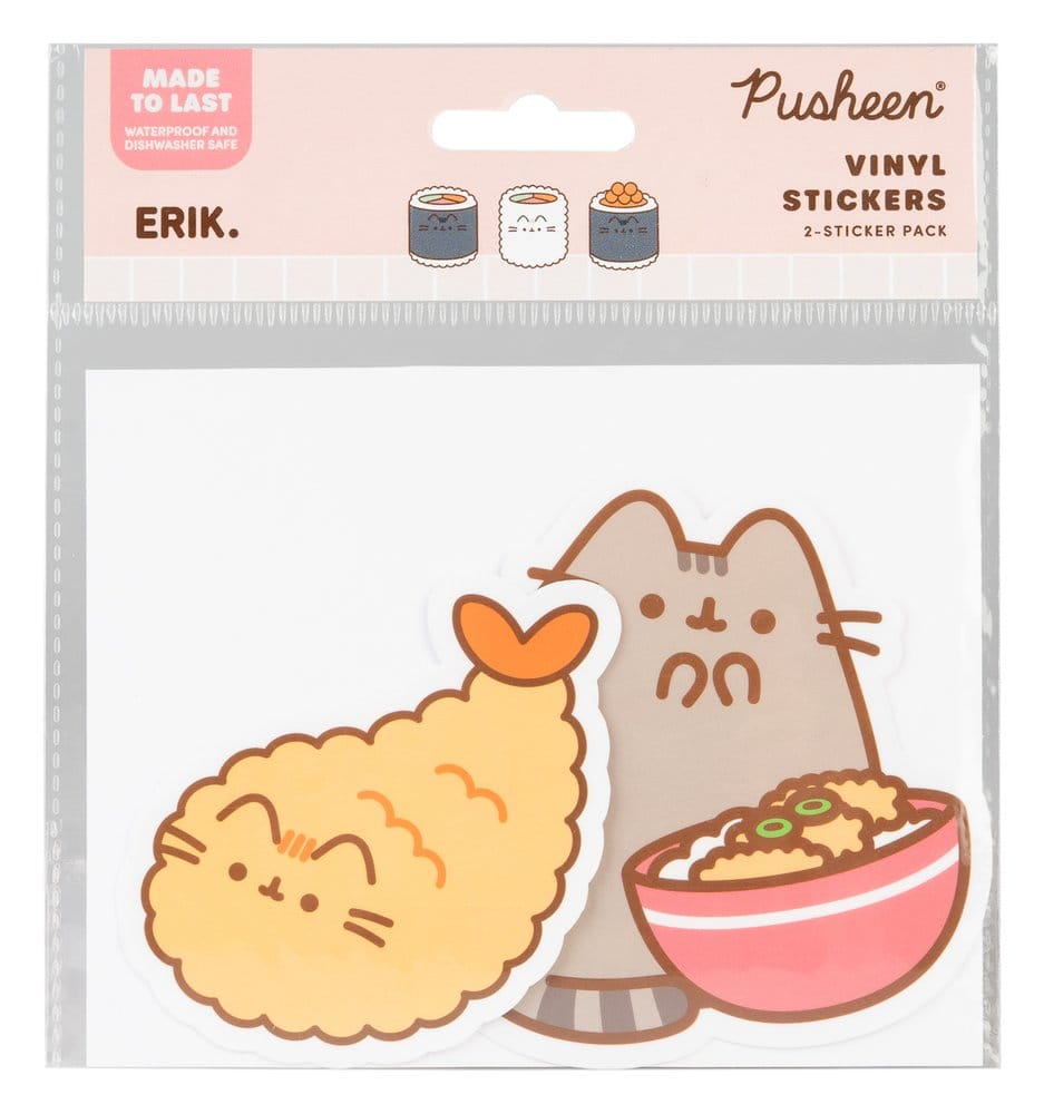 Pusheen Pegatinas de vinilo Sushi Roll Vol. 2 Set de 2