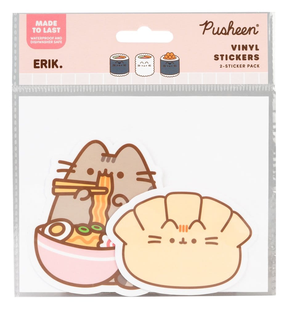 Pusheen Pegatinas de vinilo Sushi Roll Vol. 6 Set de 2