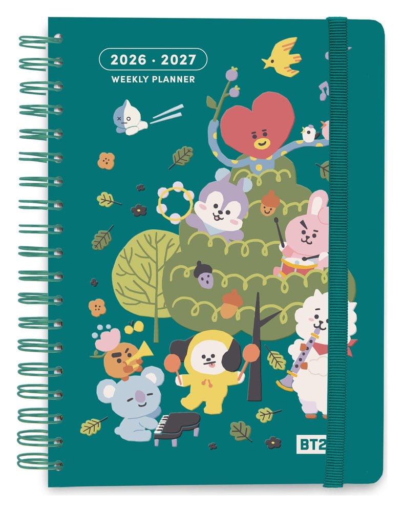 BT21 Agenda Escolar planificador semanal 2026/2027 A5